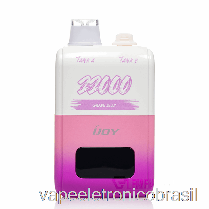 Vape Recarregável Ijoy Sd22000 Geleia De Uva Descartável